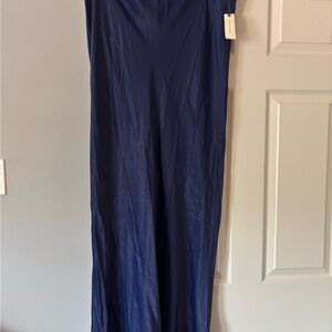 Anthropologie Navy Maxi Skirt